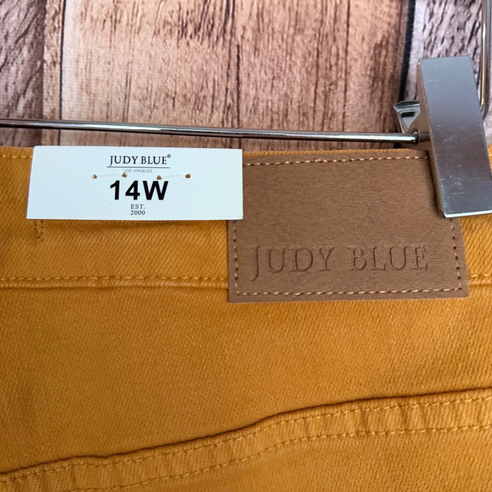 Judy Blue High Waist Marigold Jeans Fall Statement Denim Boho Boutique 14W NWT - Picture 11 of 11